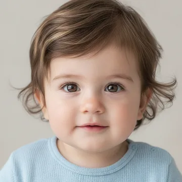 Imagined baby portrait